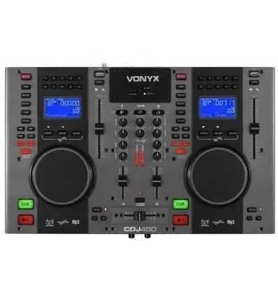 Микшер настольный VONYX Dual Twin CD USB-плеер DJ (172.805) - фото 2