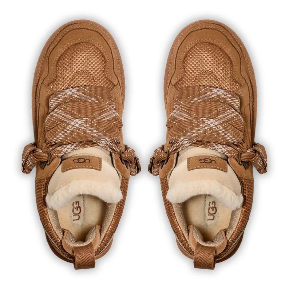 Кросівки зимові замшеві UGG Lowmel Sneaker Chestnut р. 38 Коричневий (16862) - фото 3