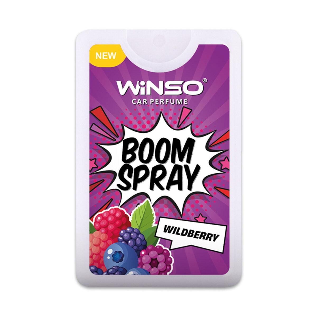 Ароматизатор Winso BOOM Spray-Wildberry спрей 18 мл (11081)