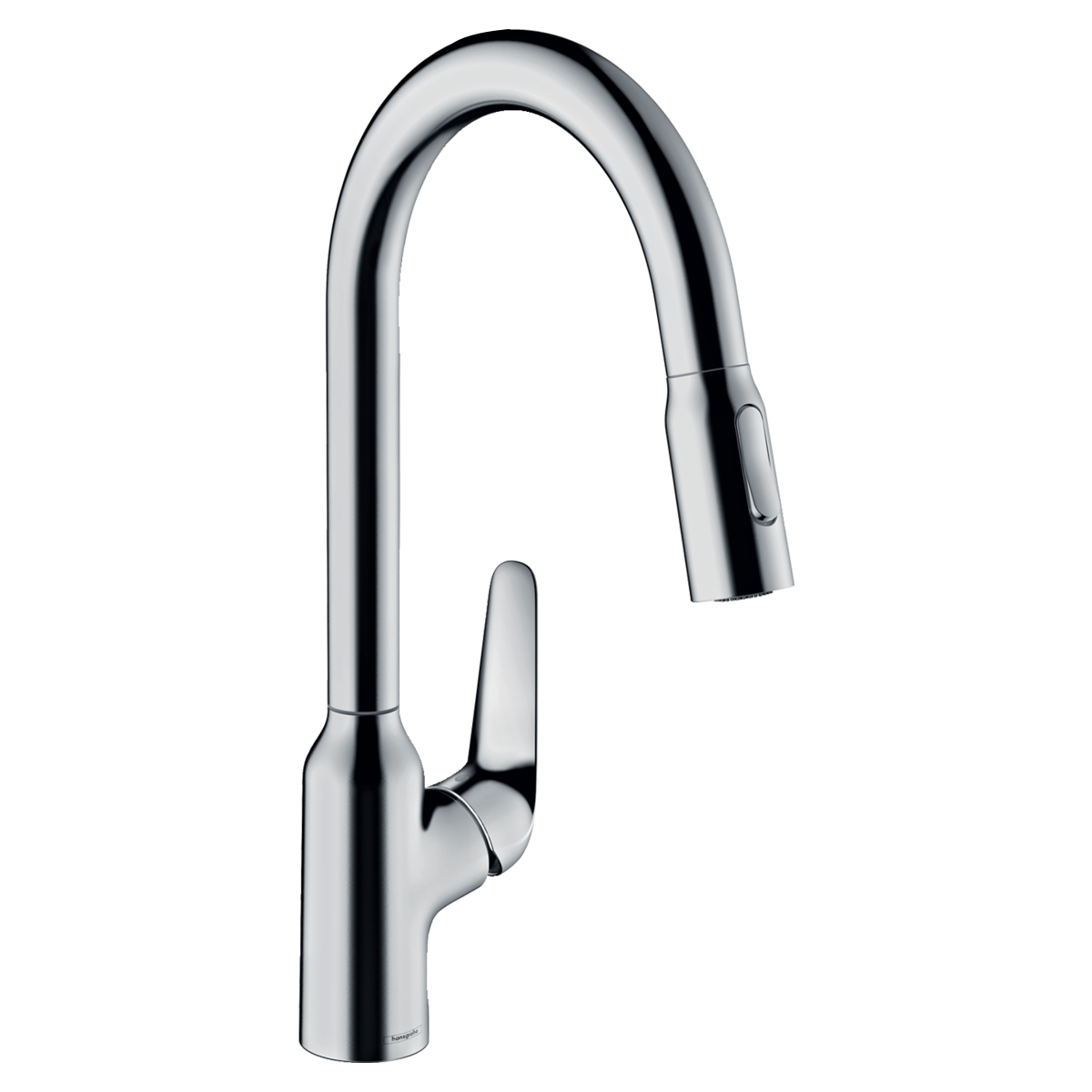 Смеситель кухонный Hansgrohe Focus M42-H220 2Jet с выдвижным изливом Sbox Хром (71820000)
