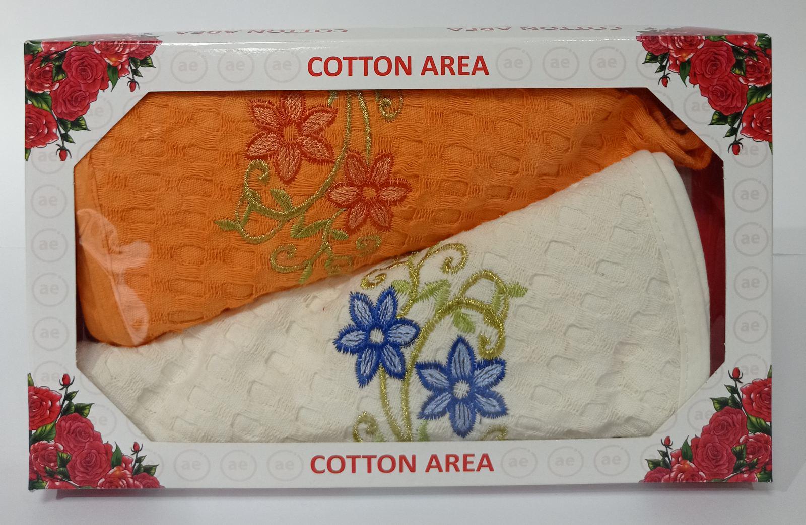 Набор кухонных полотенец AE 2 шт. Flowers Model 4 (CN13742)