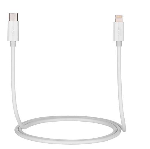 Кабель Glow 2E 2E-CCCL-WH USB-C-Lightning 1 м Білий (582393) - фото 3