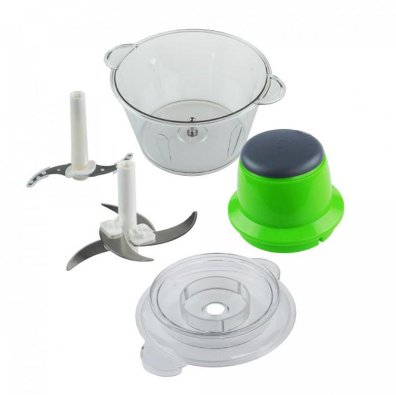 Измельчитель с двухъярусным лезвием Vegetable Mixer 300 Вт 1,8 л (9005) - фото 3