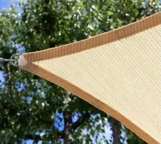 Тент солнцезащитный квадратный Сетка 3х3 м Молочный - фото 4 Тент солнцезащитный квадратный Сетка 3х3 м Молочный - фото 4