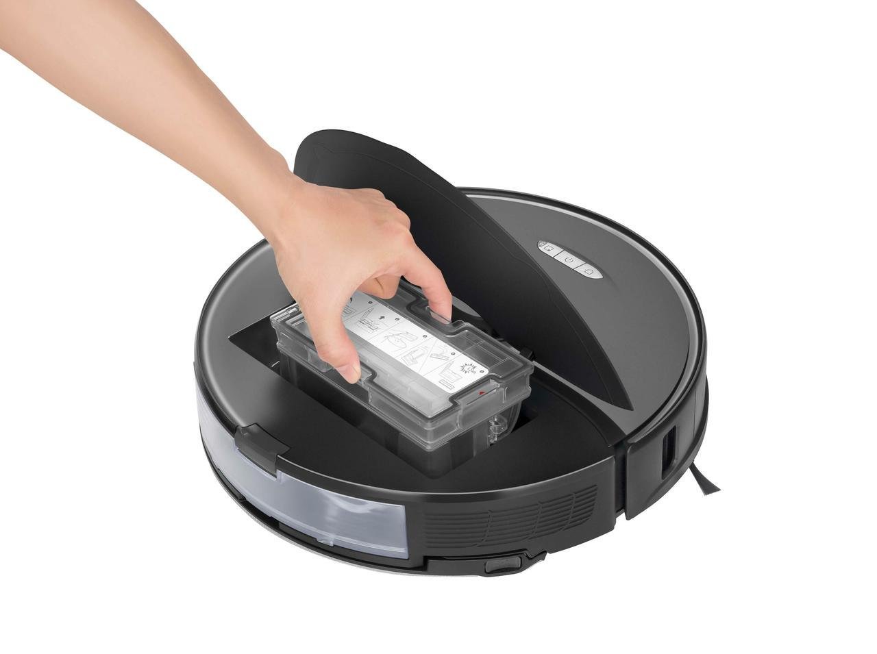 Робот-пилосос з вологим прибиранням Roborock S8 Black (478839) - фото 3