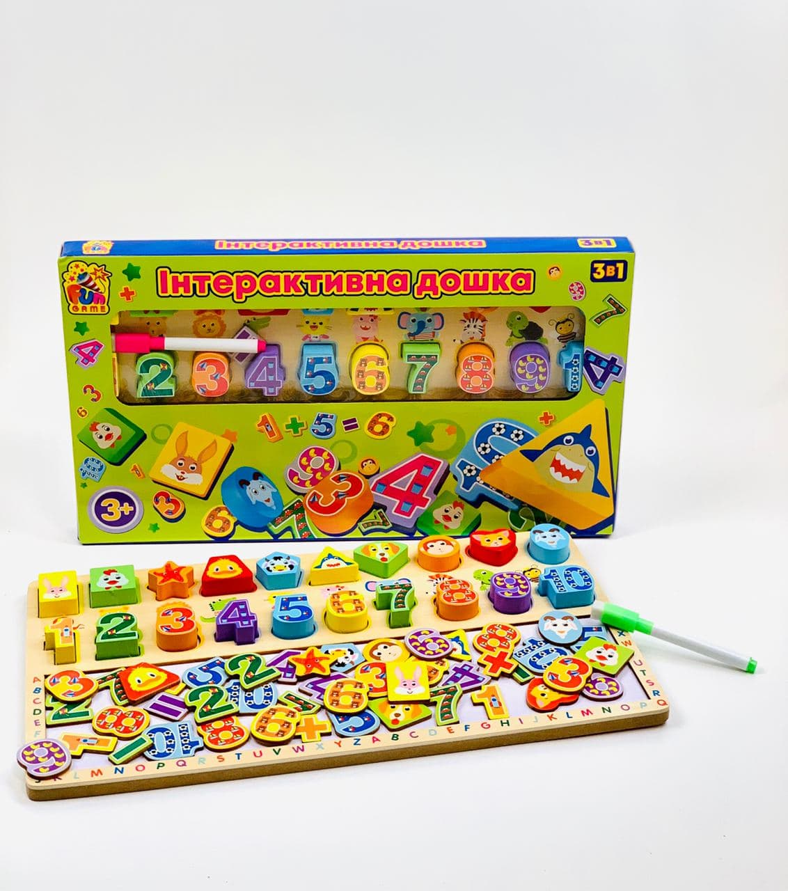 Набор развивающий деревянный Fun Game Геометрика