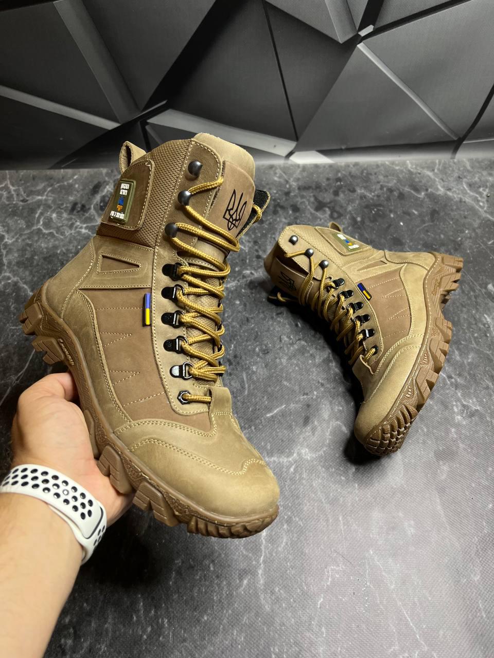 Берці зимові чоловічі з хутром р. 41 Койот - фото 6