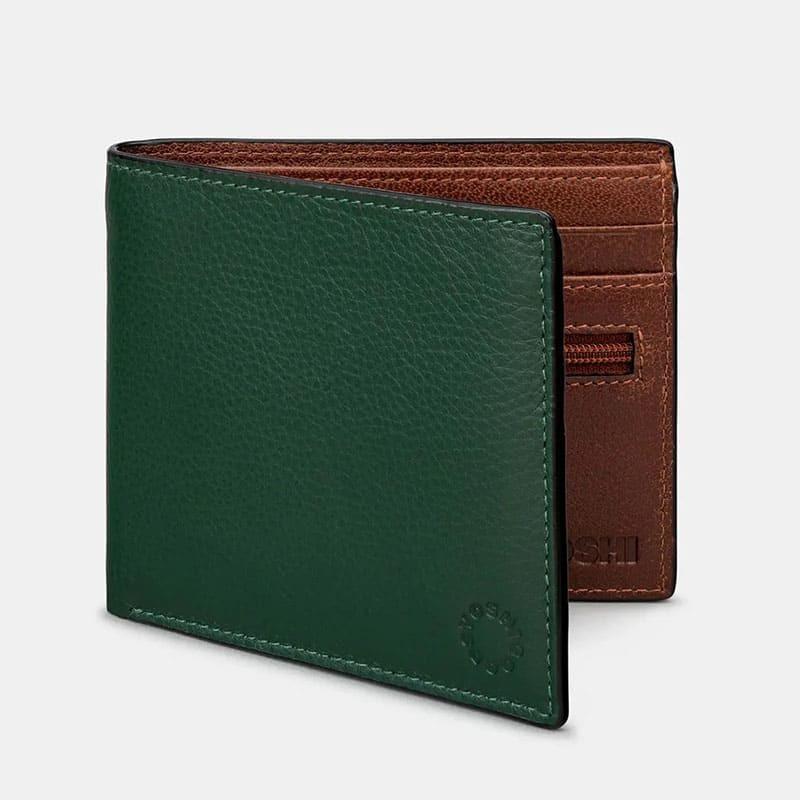 Кошелек мужской Yoshi Y2378 Green/Brown (Y2378 17 16)