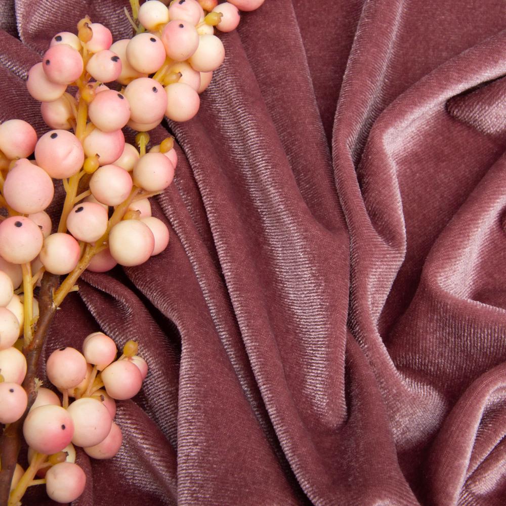 Тканина велюр V-3 284 гр/м2 140 см Пудровий (25897) - фото 2