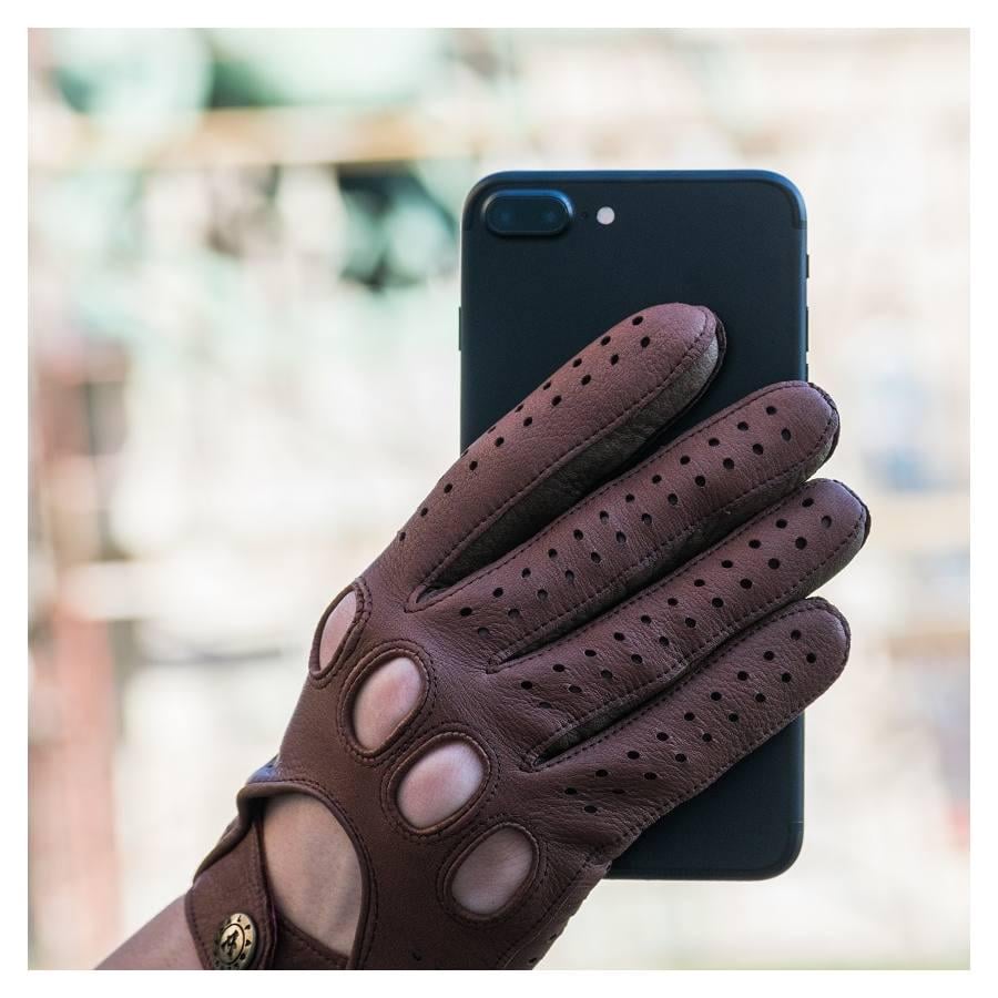 Перчатки мужские Alpa Gloves 796-18 автомобильные натуральная кожа р. 8,5 Коричневый (28584108) - фото 2 Перчатки мужские Alpa Gloves 796-18 автомобильные натуральная кожа р. 8,5 Коричневый (28584108) - фото 2