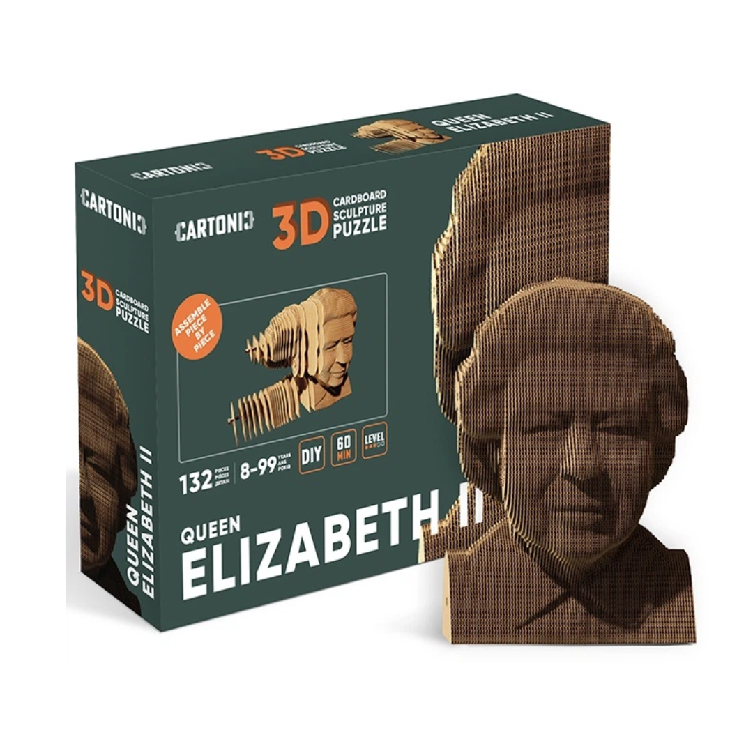 Пазл-конструктор 3D картонный Cartonic 3D Puzzle QUEEN Королева Елизавета-2 (33394510)