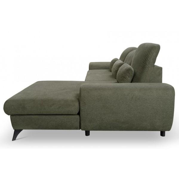 Диван угловой Perfect Home Аlta из натурального дерева/ДСП/ткани Loft 10 Оливковый (49579) - фото 6 Диван угловой Perfect Home Аlta из натурального дерева/ДСП/ткани Loft 10 Оливковый (49579) - фото 6