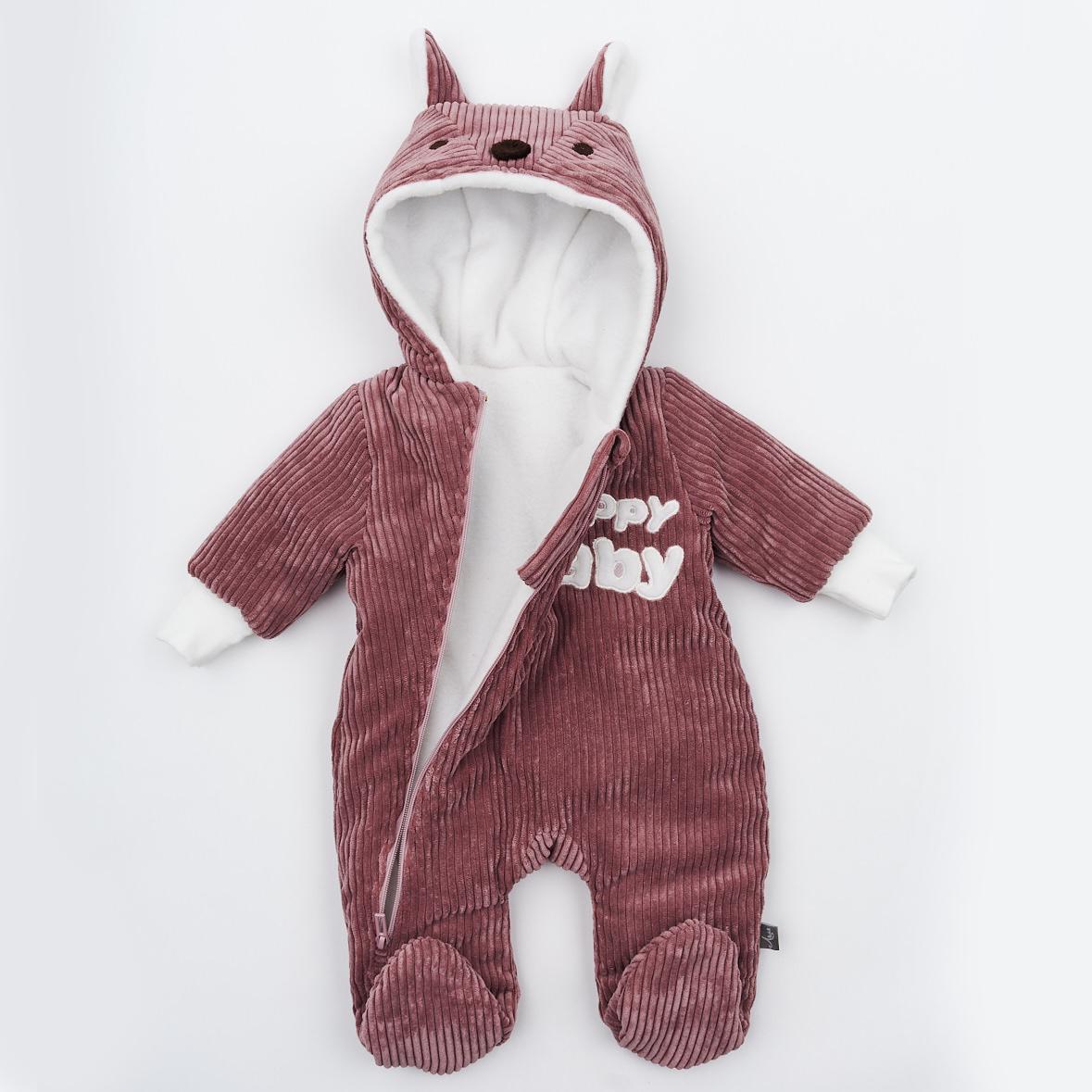 Комбинезон детский демисезонный ЛяЛя на хлопке 62 см (8ВВ060)