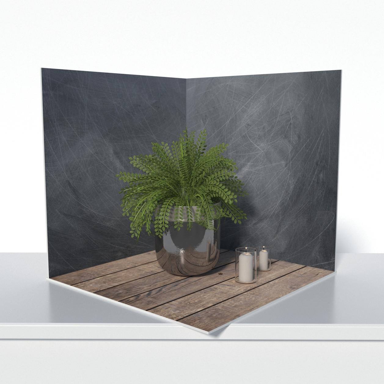 Фотофон пластиковый угловой 3D PolyPlast 50x50x50 см №61007 Фотофон пластиковый угловой 3D PolyPlast 50x50x50 см №61007