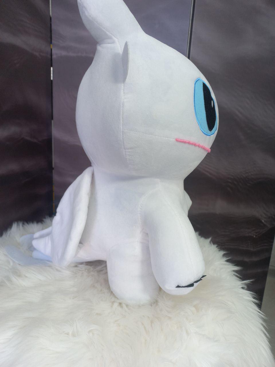 М'яка іграшка дракон Беззубик денна фурія Як приборкати дракона 55 см Білий (9082/55) - фото 3