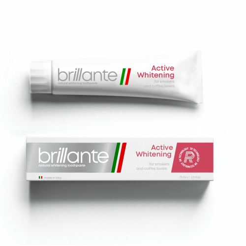 Зубна паста Brillante Active Whitening для курців та любителiв кави 75 мл (CO002530)