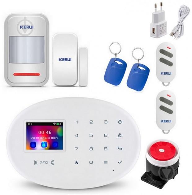 Комплект GSM сигнализации Kerui alarm W20 Start с Wi-Fi (HFKKK78FD)