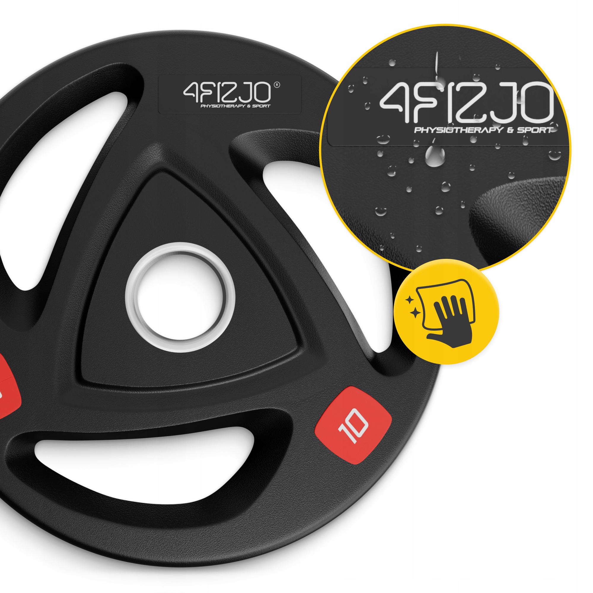 Диск олимпийский 4fizjo 2 шт. 10 кг 51 мм Black (P-5905973401289) - фото 6 Диск олимпийский 4fizjo 2 шт. 10 кг 51 мм Black (P-5905973401289) - фото 6