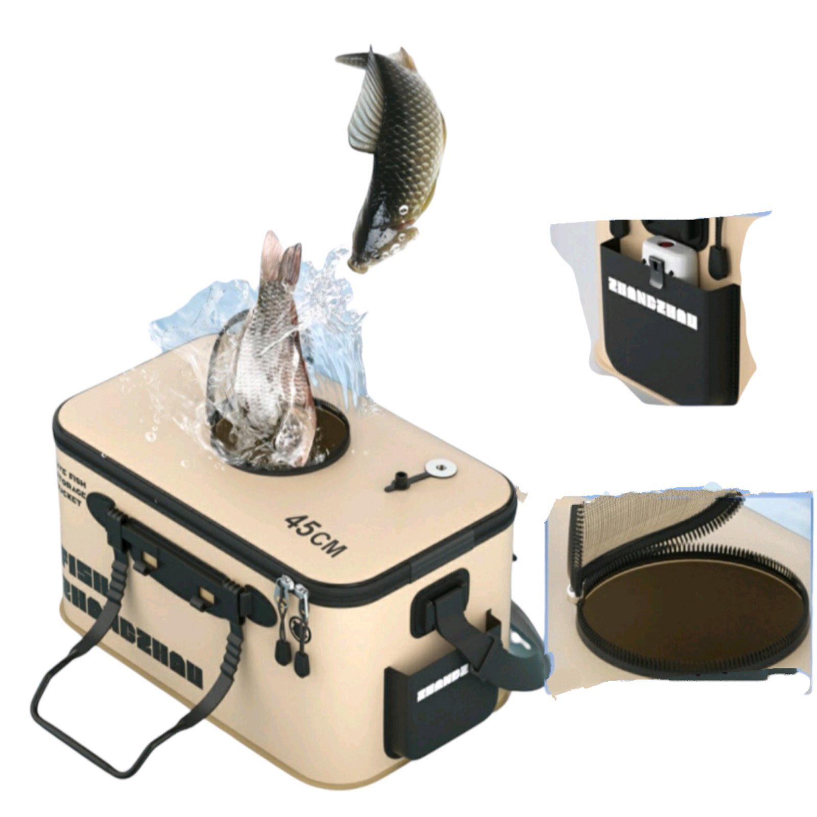 Сумка для рыбалки 20 л 39х24х22 см Бежевый - фото 4