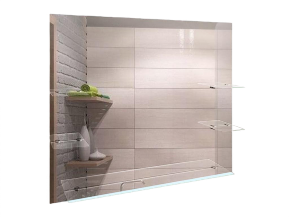 Дзеркало навісне Tobi Sho прямокутне з полицями FG-69 800х687х120 (tybn678jk)