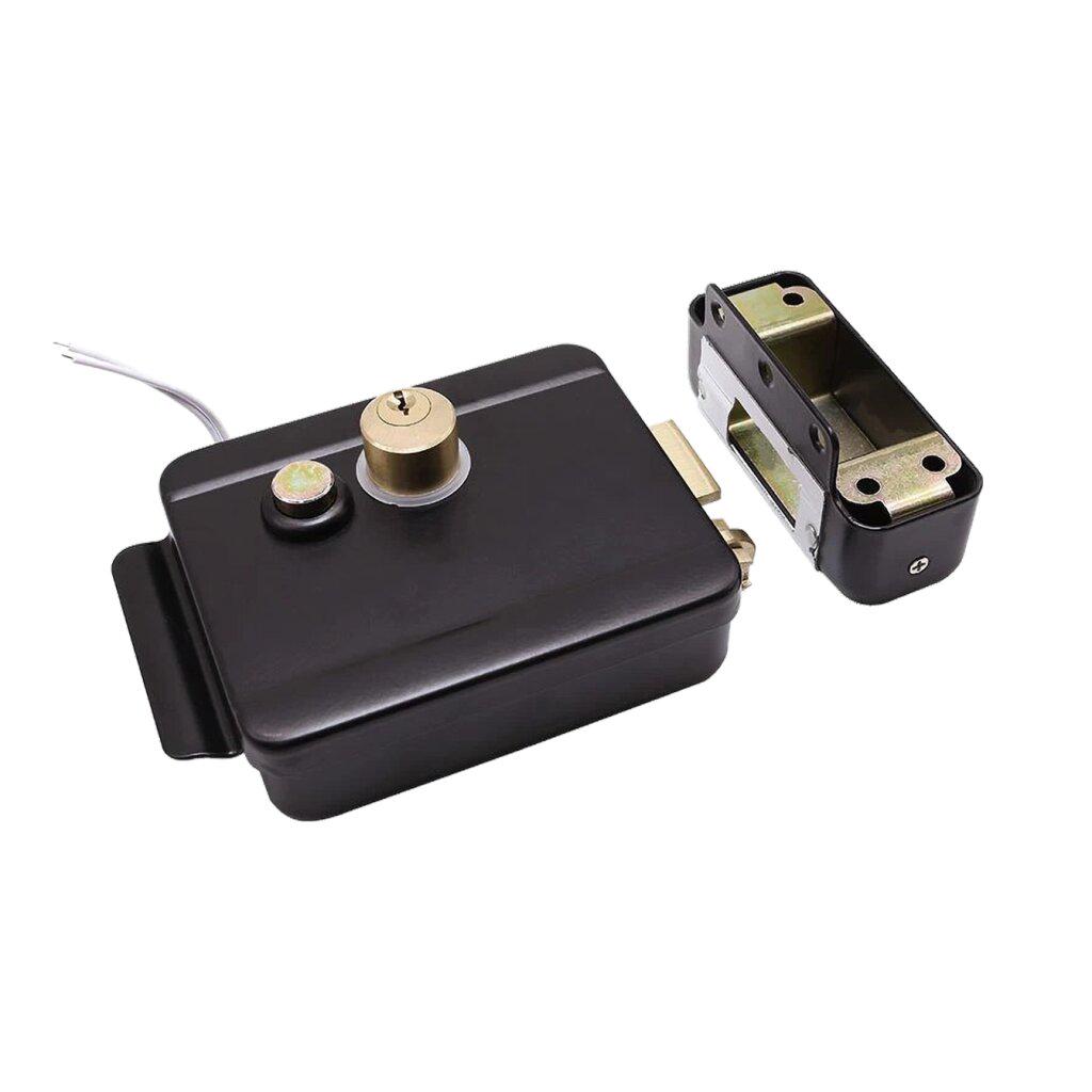 Замок электромеханический накладной GreenVision GV LEMch-110 12-18V Черный (25504901)