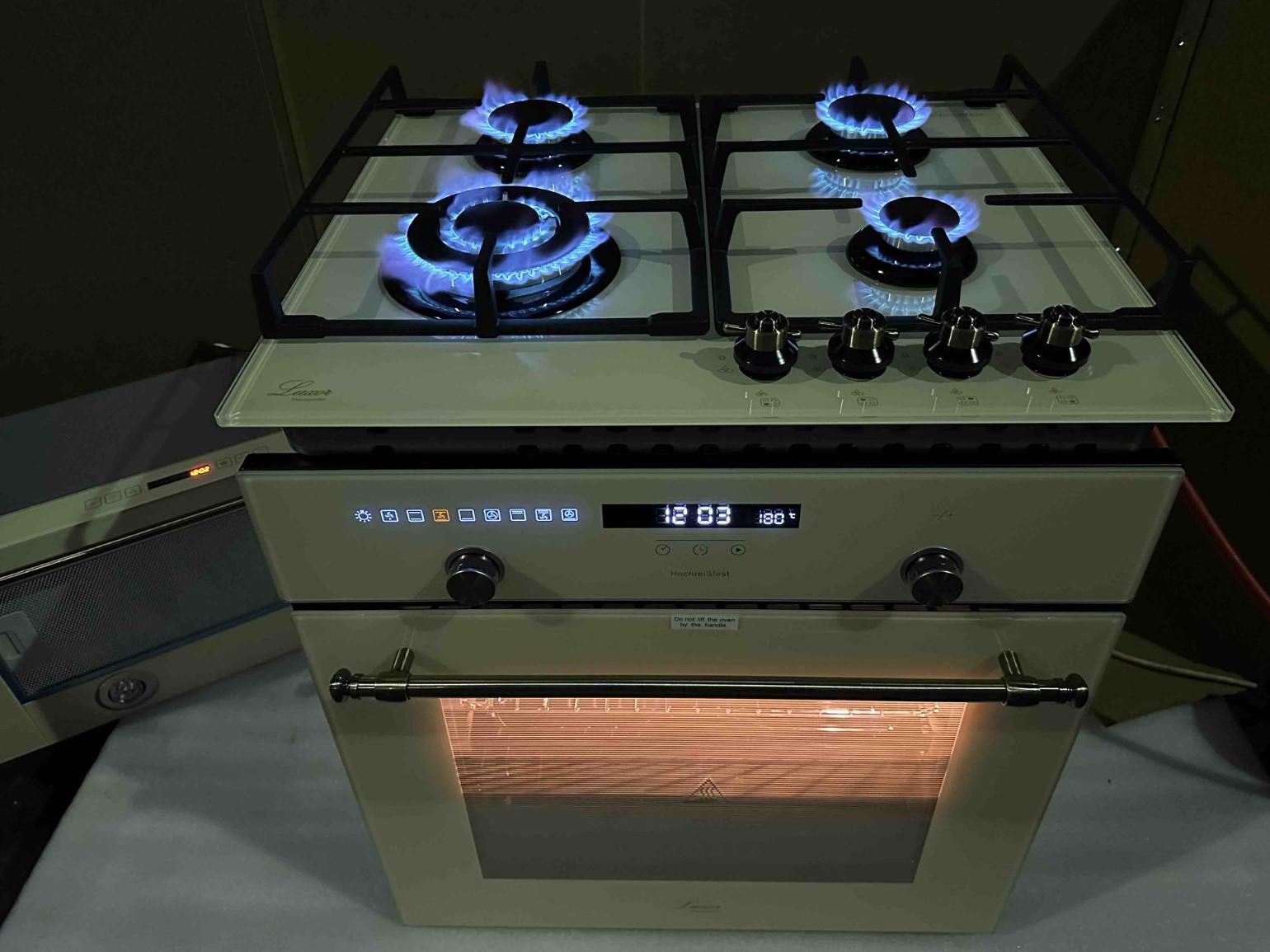 Комплект техніки Luxor варильна газова EGR 740 RW CH духова шафа електрична Luxor HB 980 Rustik Classico KUP (26216183) - фото 4 Комплект техніки Luxor варильна газова EGR 740 RW CH духова шафа електрична Luxor HB 980 Rustik Classico KUP (26216183) - фото 4