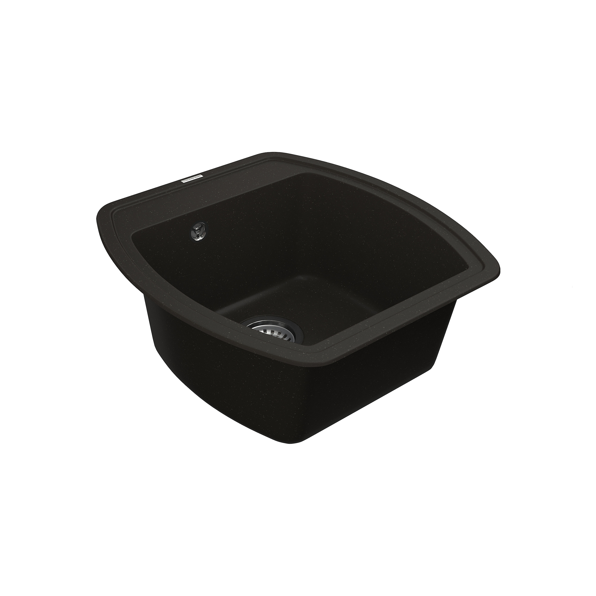 Мойка для кухни Vankor Norton Nmp 01.48 Black с сифоном (351622) - фото 2