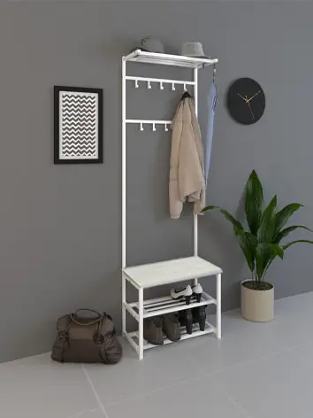 Прихожая SUNRISE 3-60 Белый/Аляска (556617)