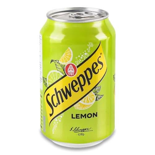 Напій безалкогольний газований Schweppes Лимон 0,33 л