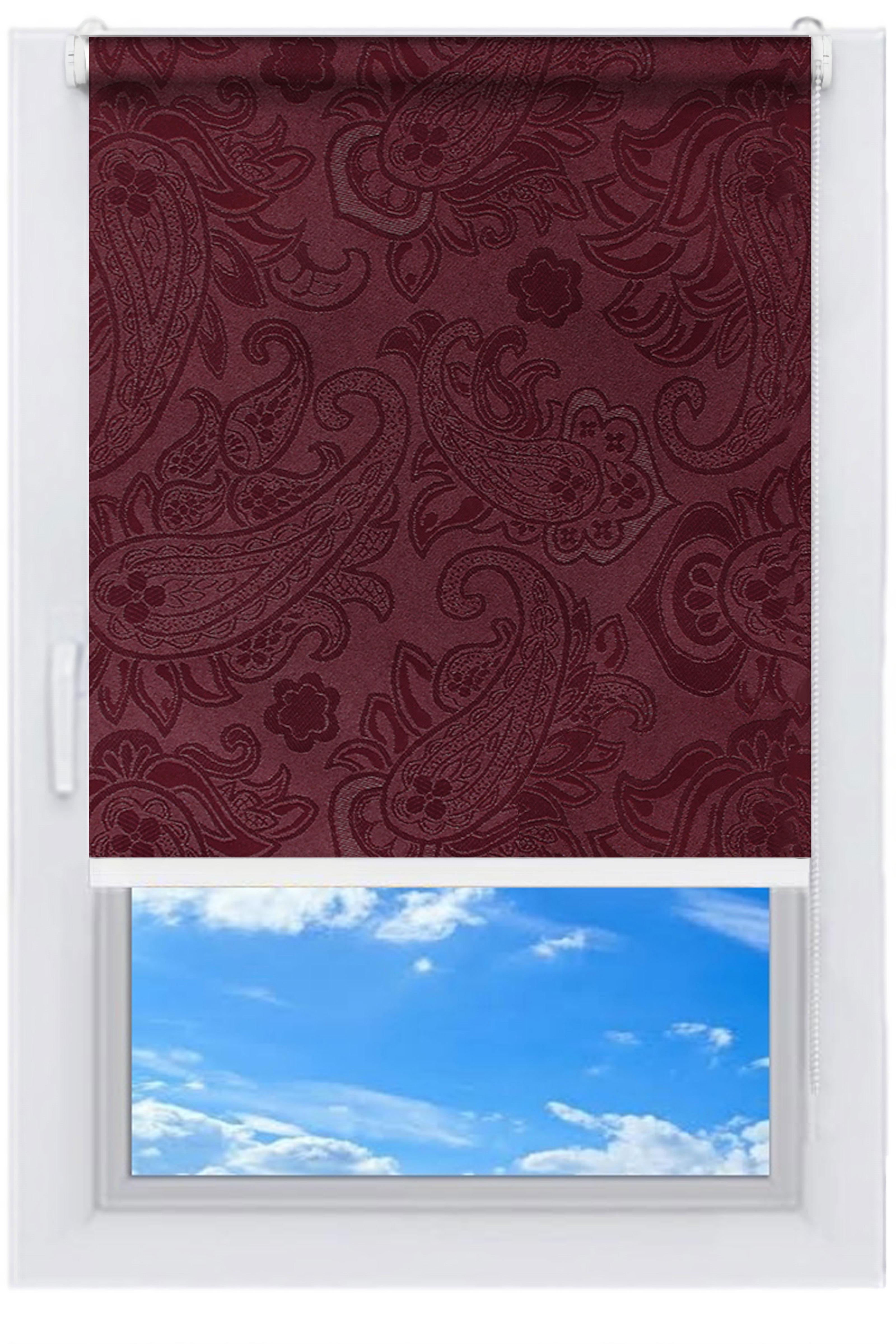 Рулонная штора NewTex Бали 72,5х165 см Сливовый (2282) - фото 2