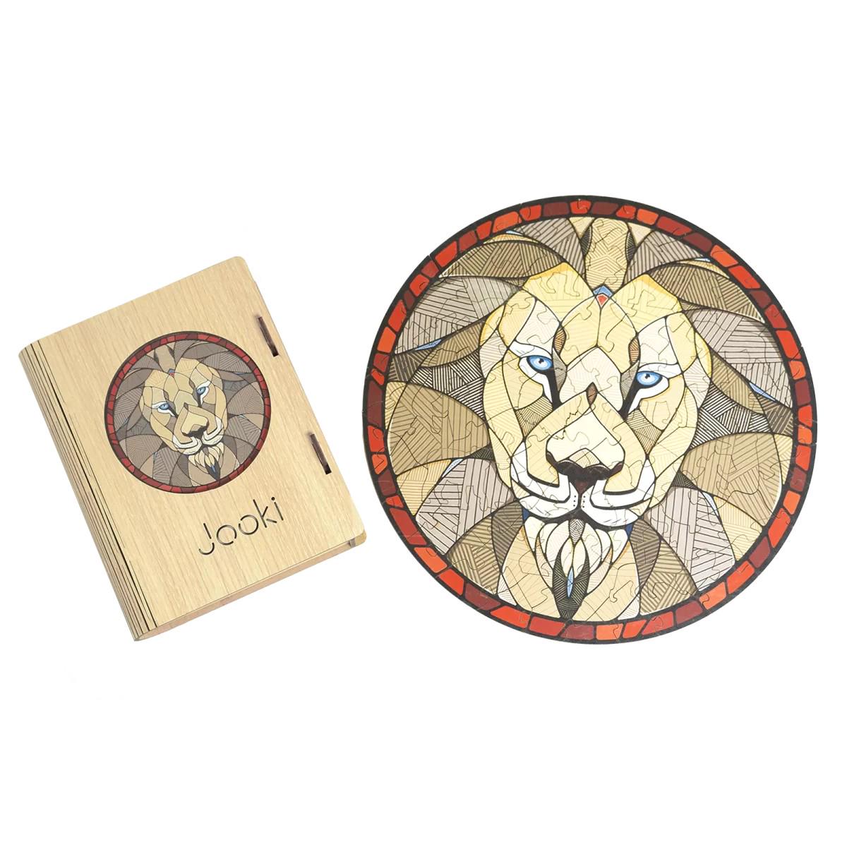 Пазлы деревянные Jooki Таинственный Лев (34482339)