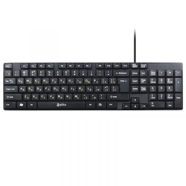 Клавиатура Piko KB-005 USB Black (1283126472459)