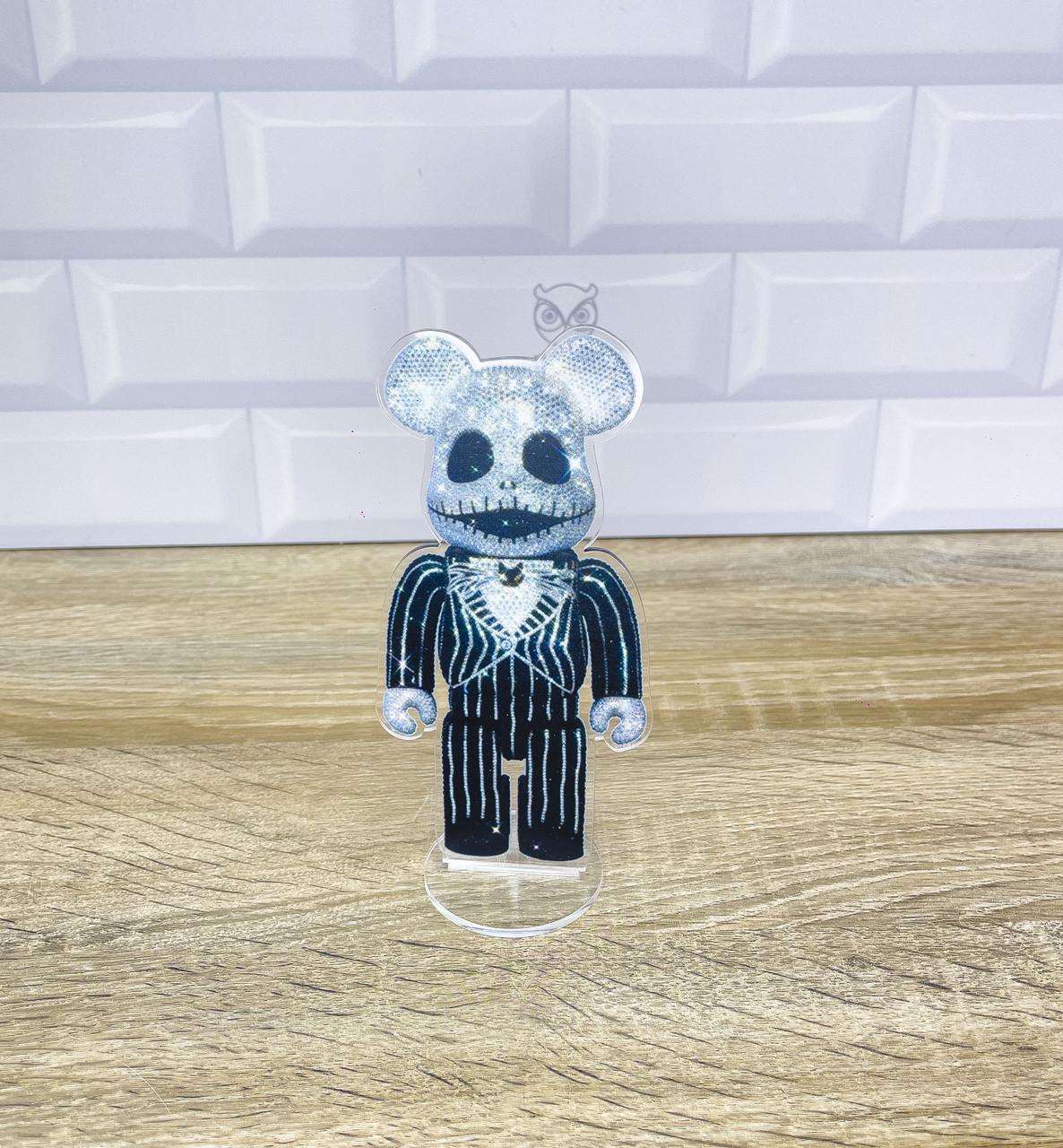 Фігурка колекційна акрилова Bearbrick Jack Skellington (2131457247)