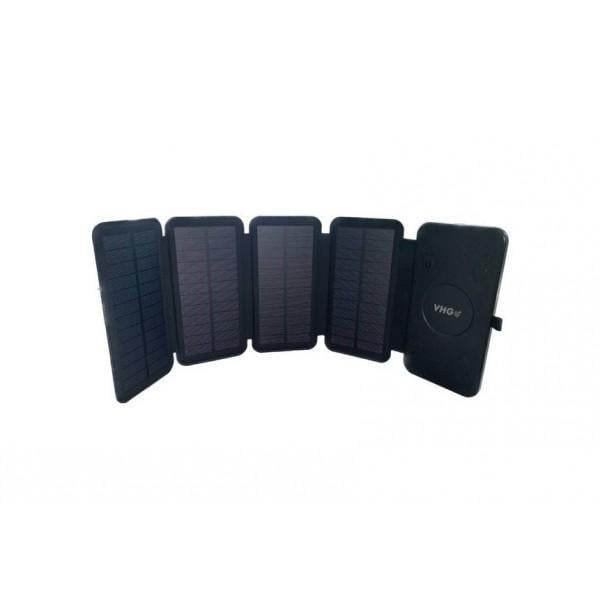 Панель портативна VHG IP64 72w Portable Solar Charger 4 panel складана сонячна Black - фото 5