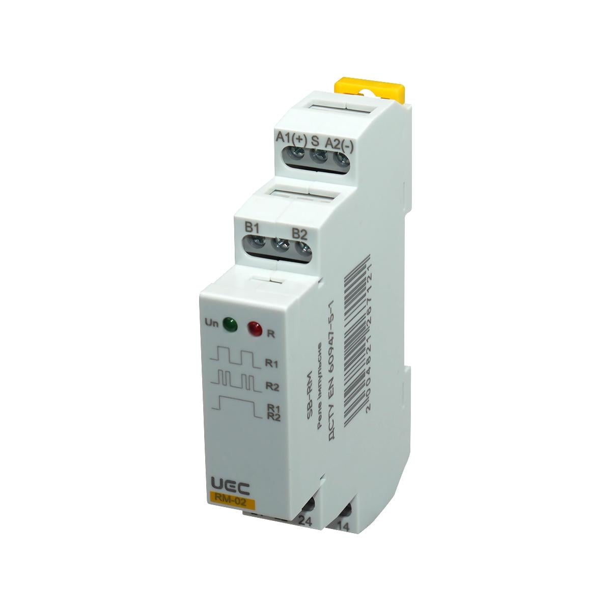 Реле импульсное UEC RM 16А 2 контакта AC/DC 12-240V (SB-RM-02-ACDC12-240V)