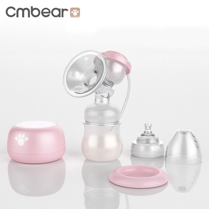 Молокоотсос Cmbear ZRX0618 электрический одинарный с функцией массажа и стимуляцией лактации Pink - фото 3