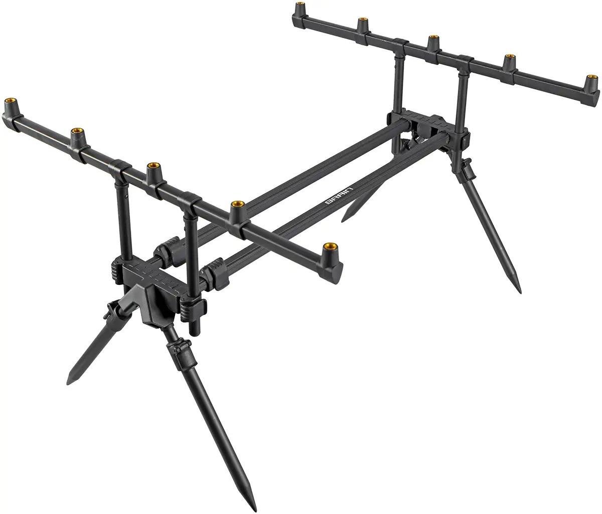 Род-под під 5 вудилищ Brain RP2 5 buzz bars and rod rests з двома направляючими (2602888530)