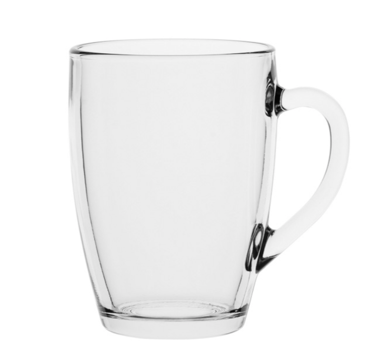 Чашка стеклянная Berta Trend Glass 375 мл (74512)