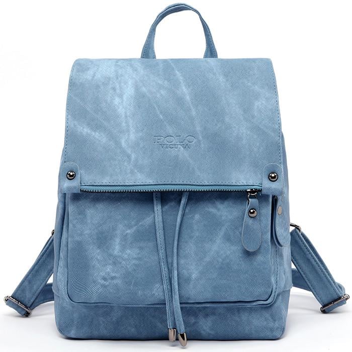 Женский мини-рюкзак Vicuna Polo VB002 33x24x13 см Голубой (SUN4905)