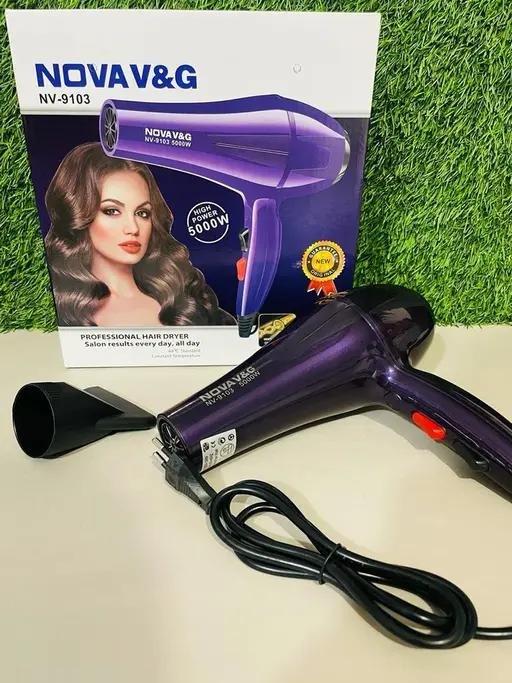 Фен Nova для волос Фиолетовый 78001 (NV-9103) - фото 2