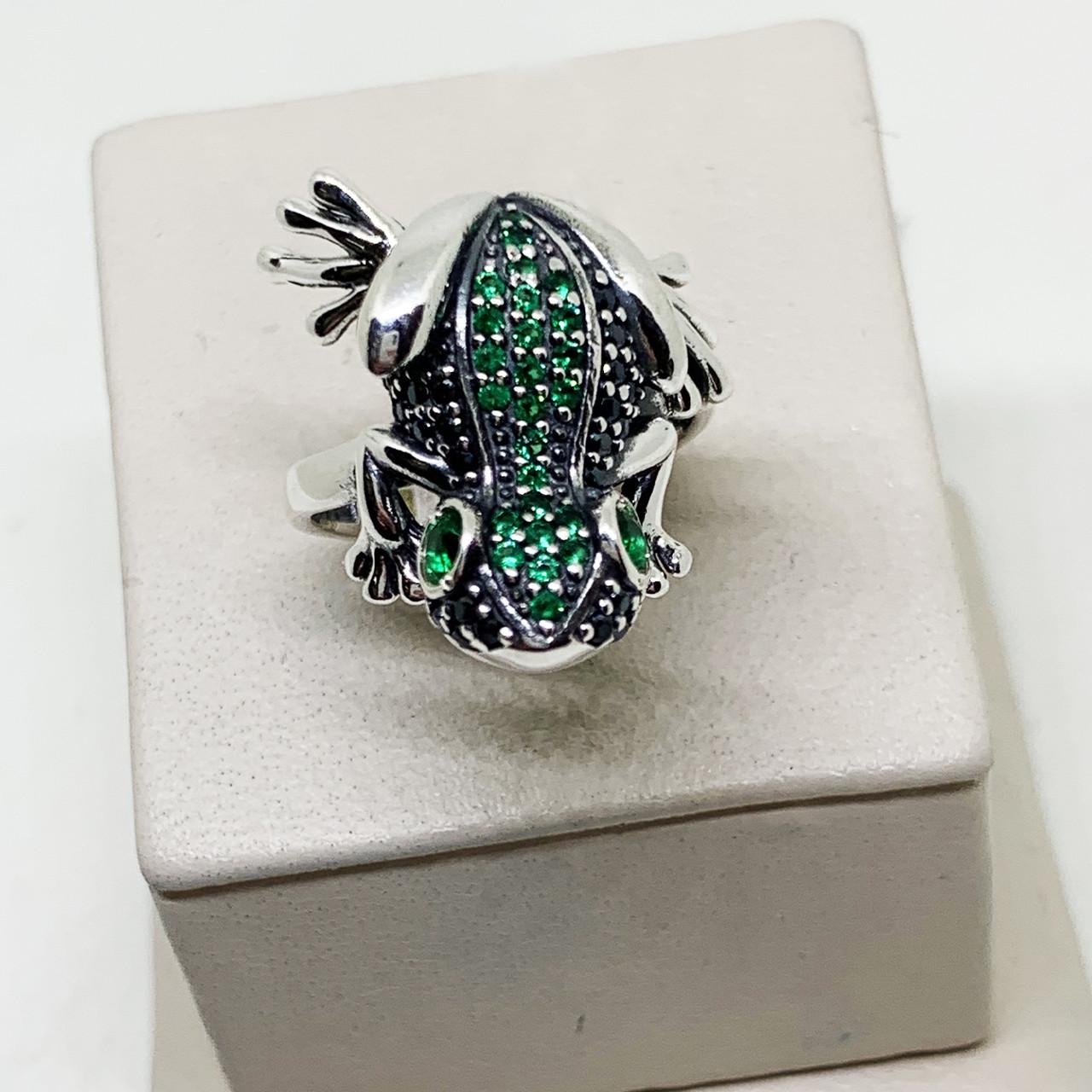 Кольцо серебряное Царевна с фианитом р. 17,5 6,48 г (1412955456)