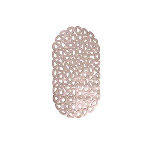 Килимок для ванної кімнати протиковзкий Stenson Ажур 35х68 см Beige (WW00589)