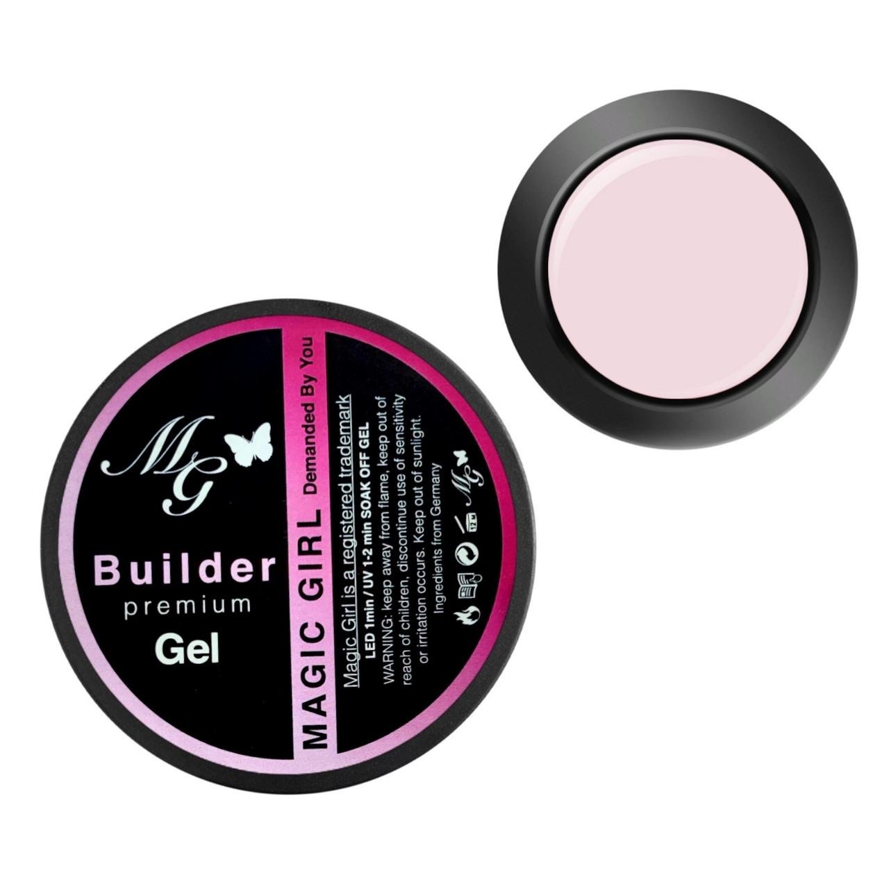 Гель для наращивания профессиональный Magic Girl Builder Gel №S5 30 мл Молочно-розовый (A1636382292)