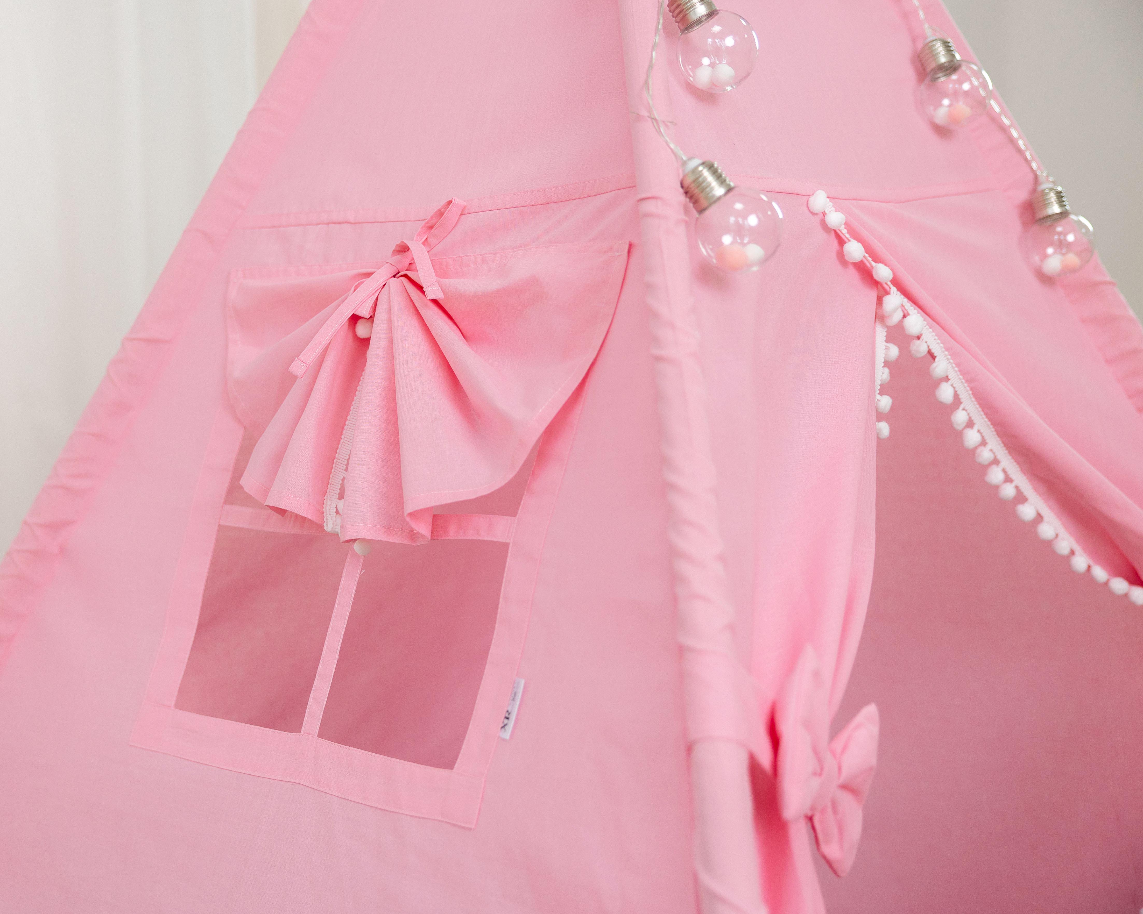 Вигвам для девочки Розовая мечта с 4 подушками (0000950) - фото 6 Вигвам для девочки Розовая мечта с 4 подушками (0000950) - фото 6