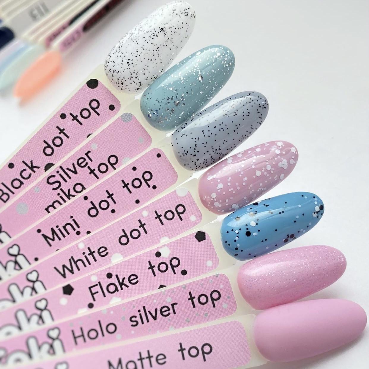 Топ без липкого шару Toki Toki Holo Silver Top 5 мл (2476040913) - фото 2 Топ без липкого шару Toki Toki Holo Silver Top 5 мл (2476040913) - фото 2