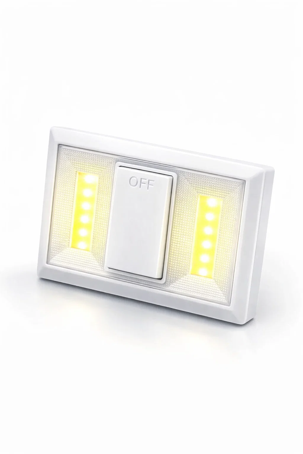 LED-светильник накладной на батарейках переключатель-кнопка магнит/липучка (31487986)