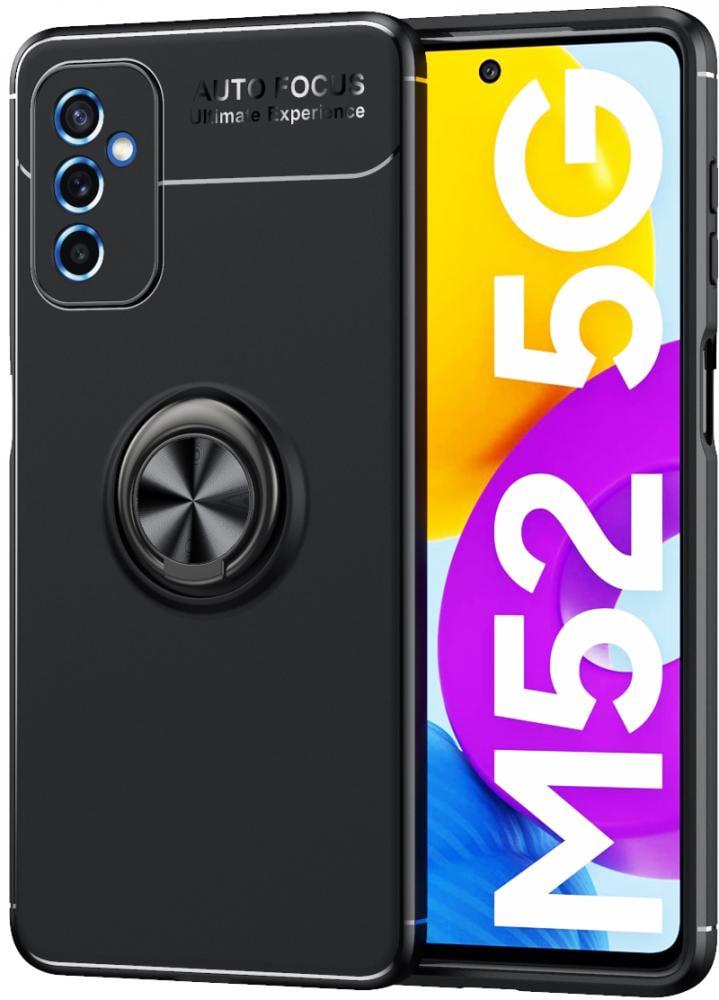 Чехол с кольцом Samsung Galaxy M52 M526 Autofocus Black (26426-2B)
