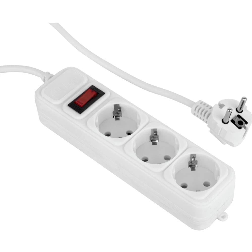 Удлинитель сетевой Greelite 3 розетки 5 метров 2000 Вт (1092752139)