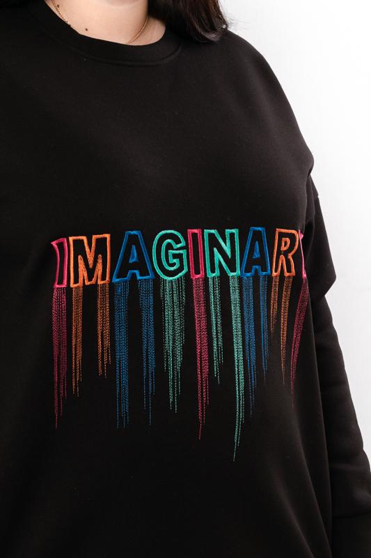 Туніка жіноча для вагітних Носи своє L/XL Чорний (43438-v2) - фото 4 Туніка жіноча для вагітних Носи своє L/XL Чорний (43438-v2) - фото 4