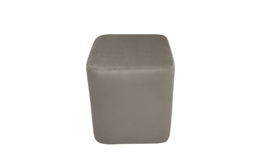 Пуф Моно 450х380х380 мм Серо-бежевый